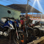 PM localiza desmanche de motos furtadas em Ipatinga