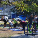 Betim instala pontos de hidratação para atletas e pets em praças da cidade