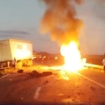 Acidente com carreta fecha a rodovia Fernão Dias na volta do Carnaval em MG