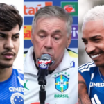 Ancelotti elogia e é direto sobre chances de Kaio Jorge e Matheus Pereira na Seleção