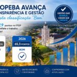 Prefeitura de Paraopeba avança na avaliação do ITGP e passa à classificação “Bom”