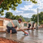Faça sol ou faça chuva, o trabalho não para em Paraopeba