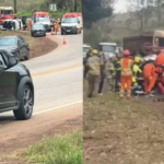 Acidente na BR-356, em Itabirito, deixa uma pessoa morta e duas em estado grave