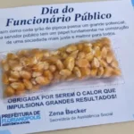 Secretaria dá milho cru como presente do Dia do Servidor em Florianópolis e causa polêmica